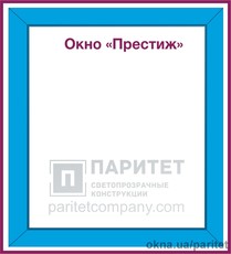 Одностворочатое глухое окно Престиж